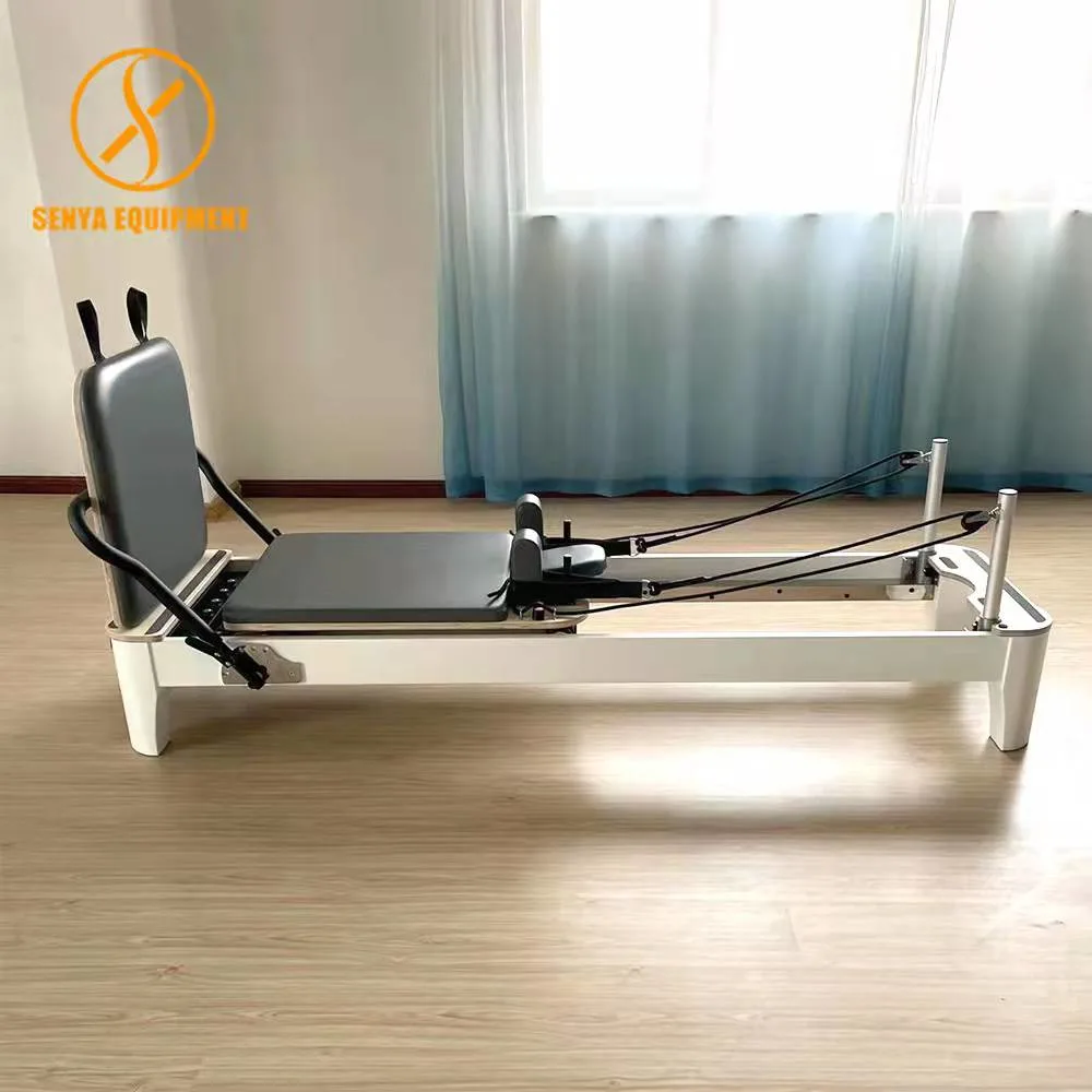 Cost-Effective Gym Equipment Balance Body Yoga Exercise White Beech Wooden Pilates Reformer Bed