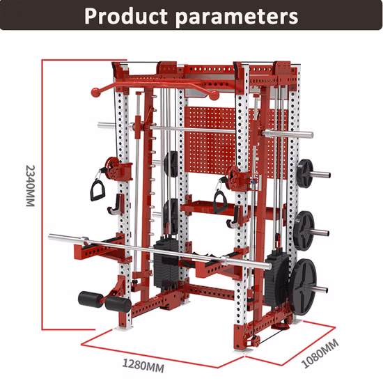 Коммерческий регулируемый многофункциональный силовой тренажер Smith Machine Gym